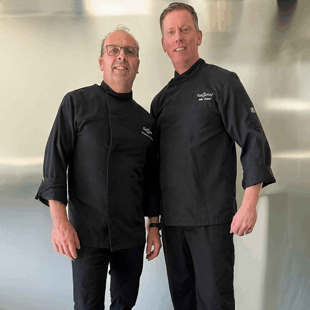 Chef Christophe en kok Mike